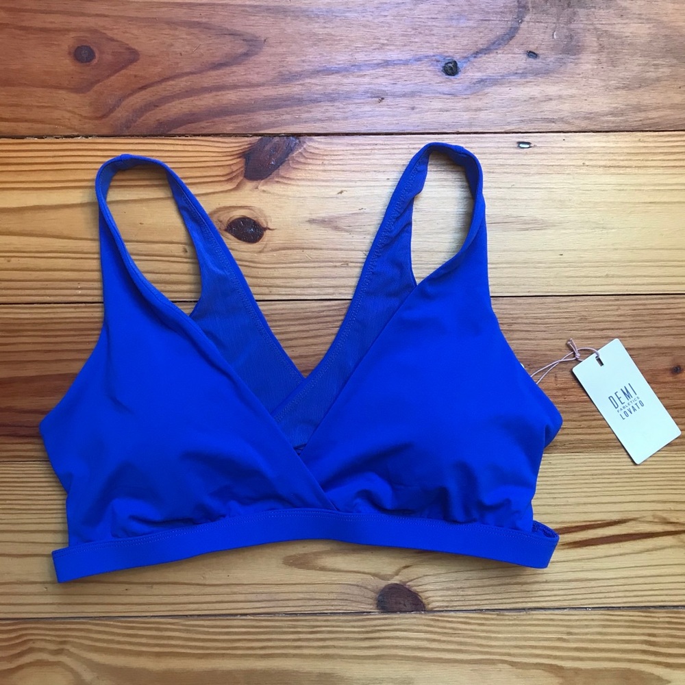 Fabletics Royal Blue Eden Crossback Bra, NWT, XL - Picture 3 of 15